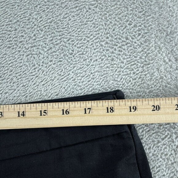 Talbots 16P Chatham Ankle Pant Black Cotton Blend Womens Trousers 5822 - Picture 6 of 10